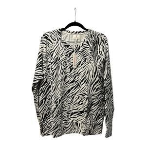 NWT Sundry Zebra Pullover, Large (3)